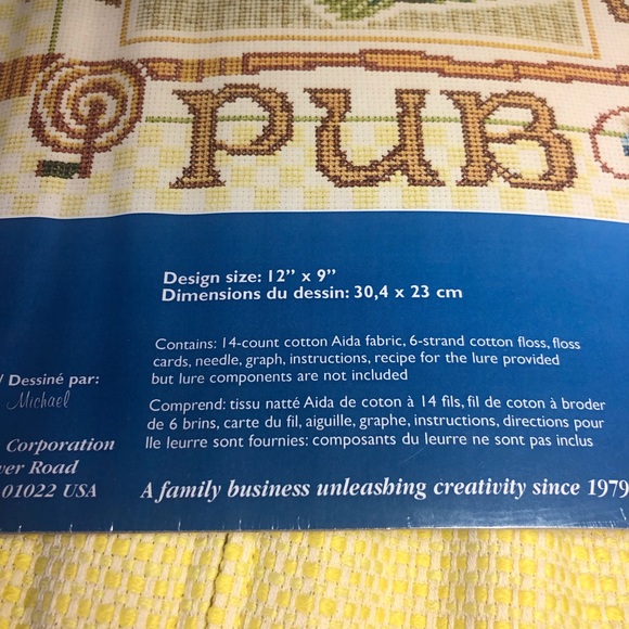 Janlynn Rod & Reel Pub Cross stitch Kit - Picture 4 of 7